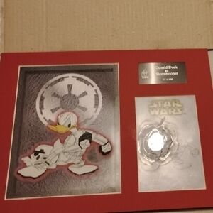 Disney Donald Duck Animation Star Wars Stormtrooper Art LE #121 Of 500, Unframed